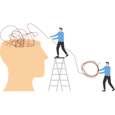Mental disorder treatment  Illustration