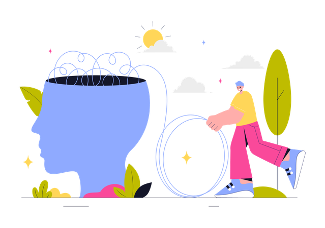 Mental Health Awareness  Illustration