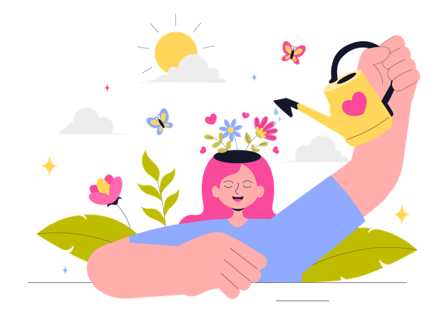 Mental Health Awareness  Illustration