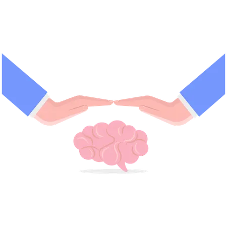Mental health care  Illustration