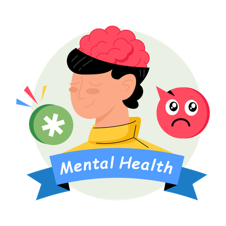 Mental Health  Illustration
