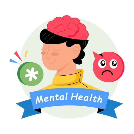 Mental Health  Illustration