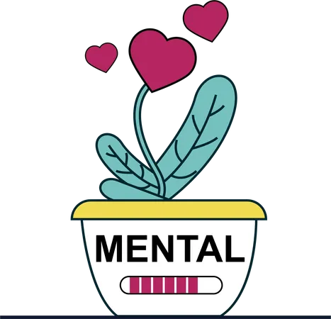Mental Health  Illustration