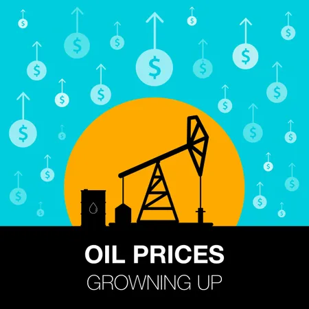 Mercado financeiro da indústria petrolífera  Ilustração