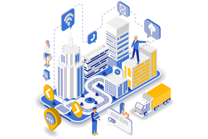 Mercado inmobiliario  Ilustración