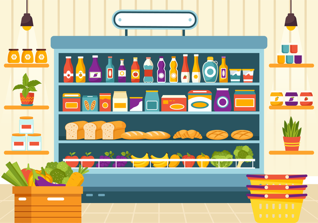 Mercearia  Ilustração