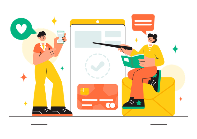 Merchant Services  Illustration