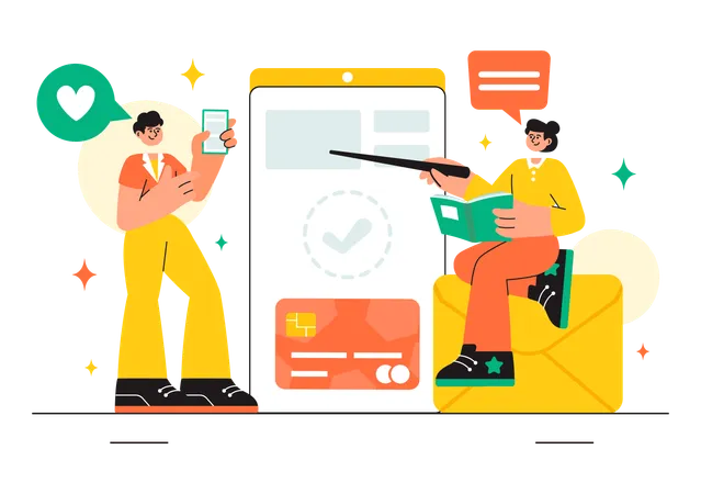 Merchant Services  Illustration