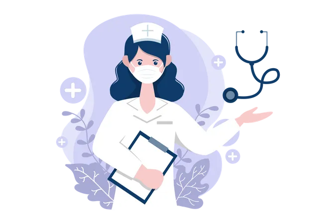 Merci docteur et infirmière  Illustration