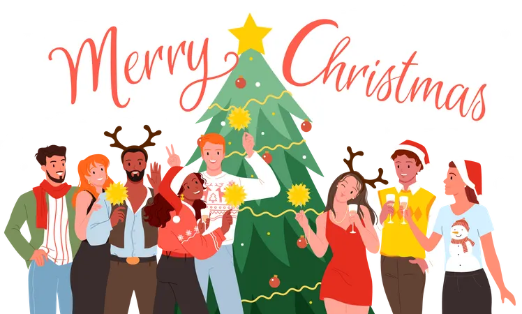 Merry Chrismas  Illustration