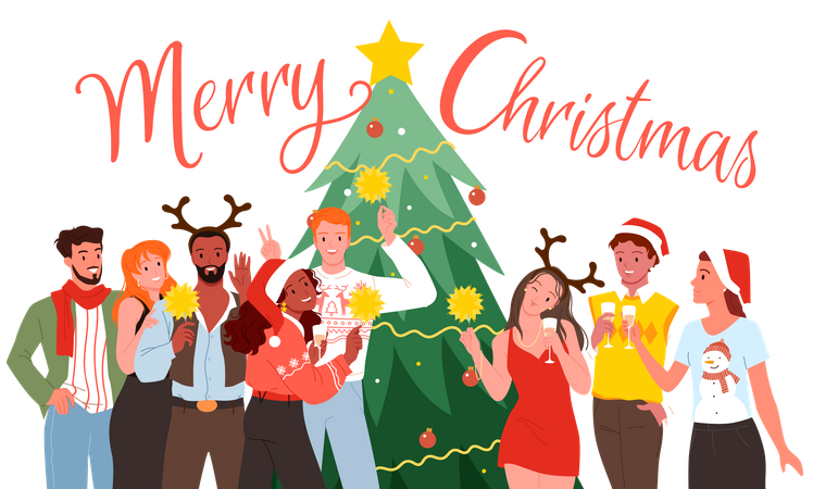 Merry Chrismas  Illustration