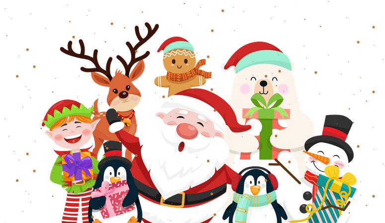 Merry Christmas  Illustration