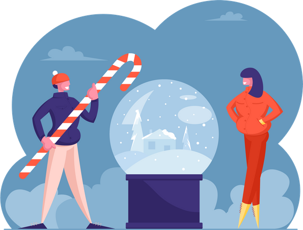 Merry Christmas  Illustration