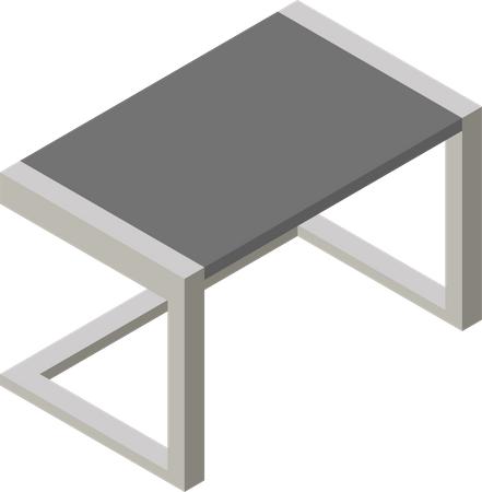 Mesa de escritório  Ilustração