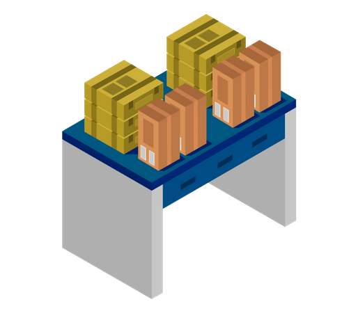 Mesa de trabalho  Ilustração
