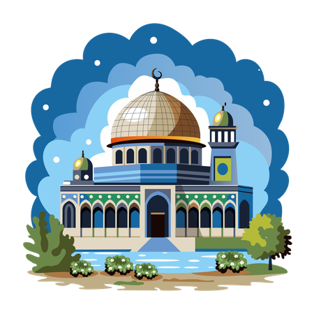 Mesquita de Aqsa  Ilustração