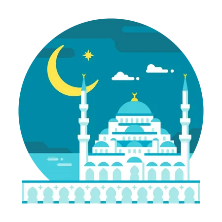 Mesquita Azul  Ilustração