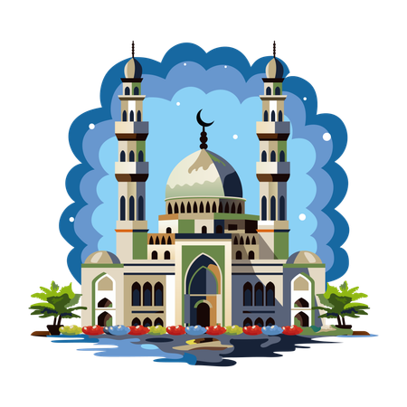 Mesquita clássica  Ilustração