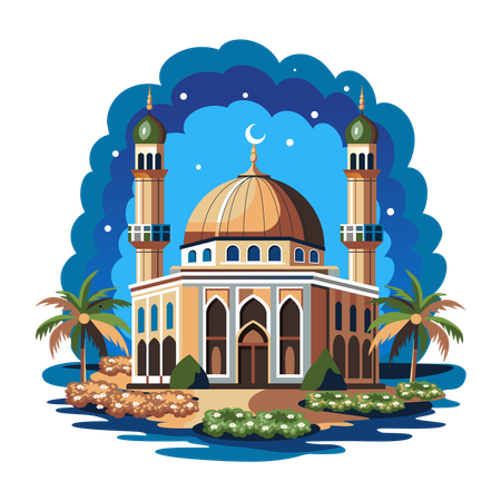 Mesquita qibli  Illustration