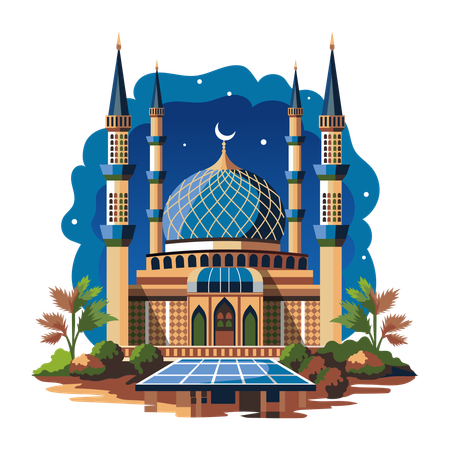 Mesquita de Salahuddin  Illustration