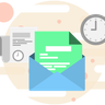 illustrations of message inbox