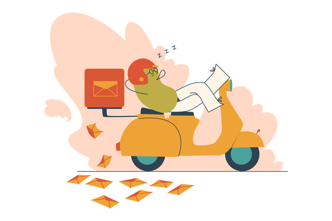 Message non distribué  Illustration