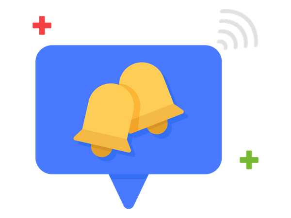 Message Notification  Illustration