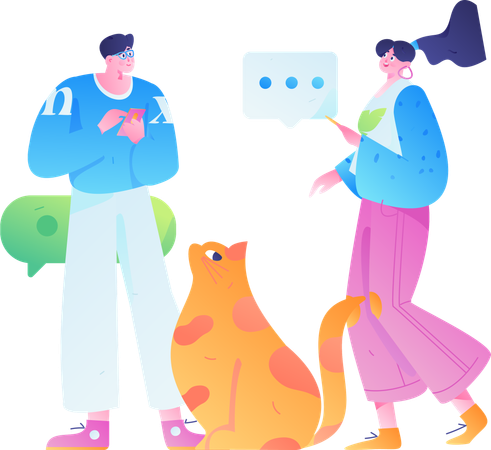 Messagerie Internet  Illustration