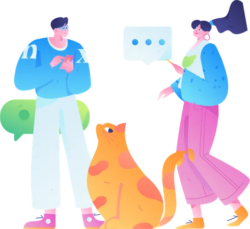 Messagerie Internet  Illustration