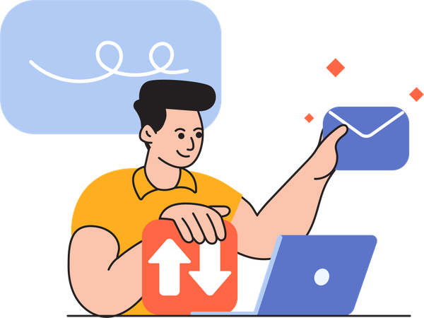 Messaging and Data Sharing  Illustration