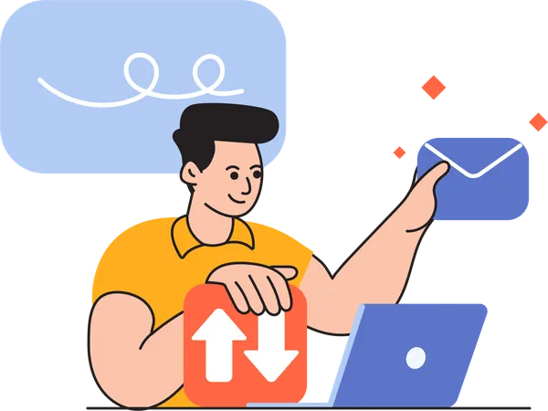 Messaging and Data Sharing  Illustration