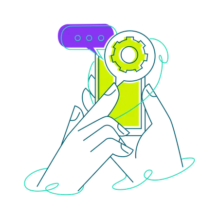 Messaging security  Illustration
