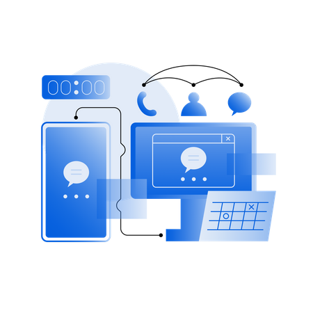 Messaging Systems  イラスト