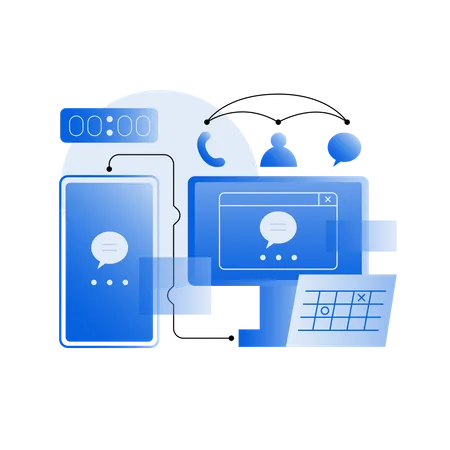 Messaging Systems  イラスト