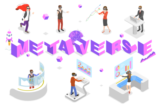 Metaverse  Illustration