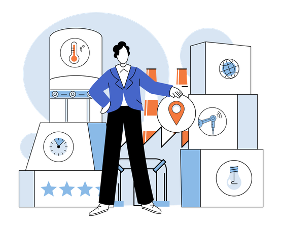 Metaverse intertwines with industry IoT birthing landscape digital innovation  Illustration