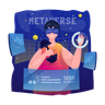 illustrations for metaverse physical activity