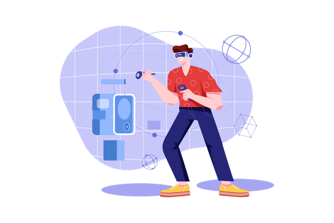 Metaverse Technology  Illustration