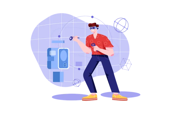 Metaverse Technology  Illustration