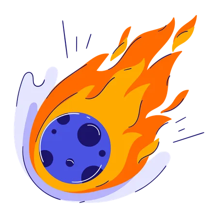 Meteor Comet  Illustration