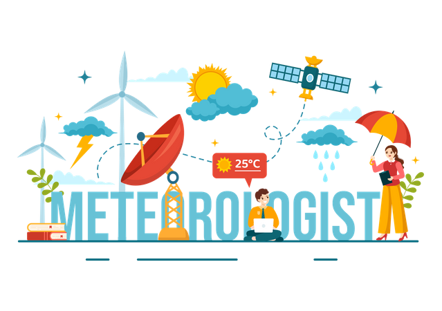 Meteorologe  Illustration