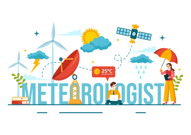 Meteorologe  Illustration