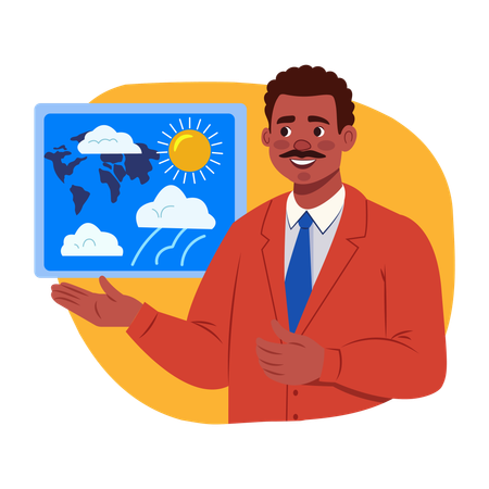 Meteorologista  Ilustração