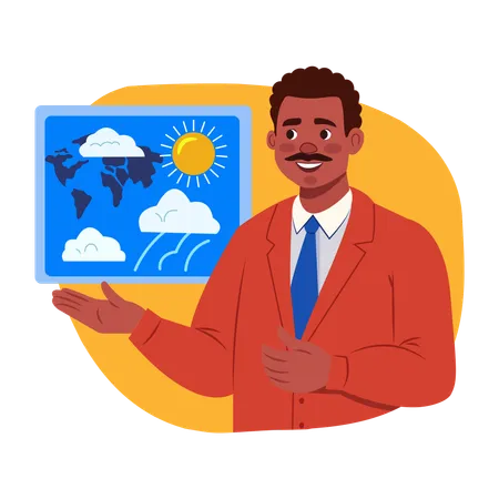 Meteorologista  Ilustração