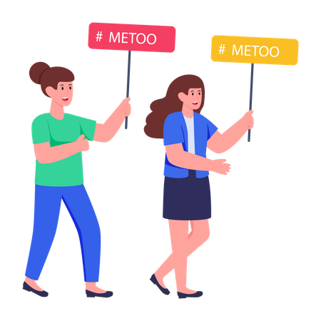Metoo Campaign Illustration