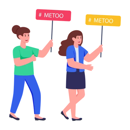 Metoo Campaign  Illustration