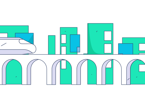 Cidade metropolitana  Ilustração