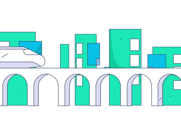 Ciudad Metro  Illustration