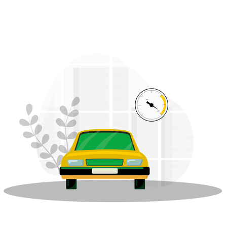 Metro promedio del coche  Illustration