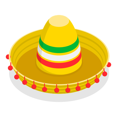 Mexican Hats  Illustration